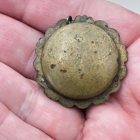 Antique Religious Reliquary Theca Relic The Blessed Pope Pius X  B. Pius Pp. X - Picture 7 of 7